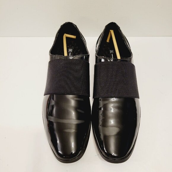 INC International Concepts Men\'s Kain Black Patent Loafers Sz 11 main image 7